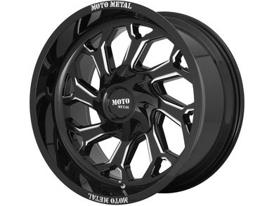 Moto Metal Milled Gloss Black MO999 Wheels | Rugged Ridge
