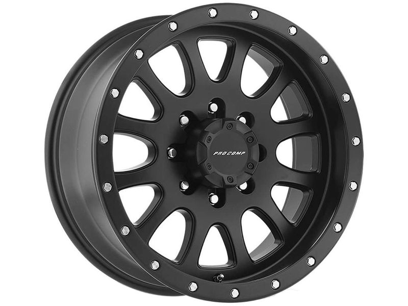 Pro Comp Matte Black 44 Syndrome Wheels | Rugged Ridge