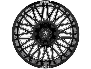 RBP Milled Gloss Black 02R Tycoon Wheels | Rugged Ridge