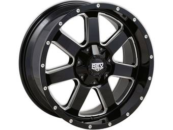 Rev Off-Road Milled Gloss Black 885 Wheels