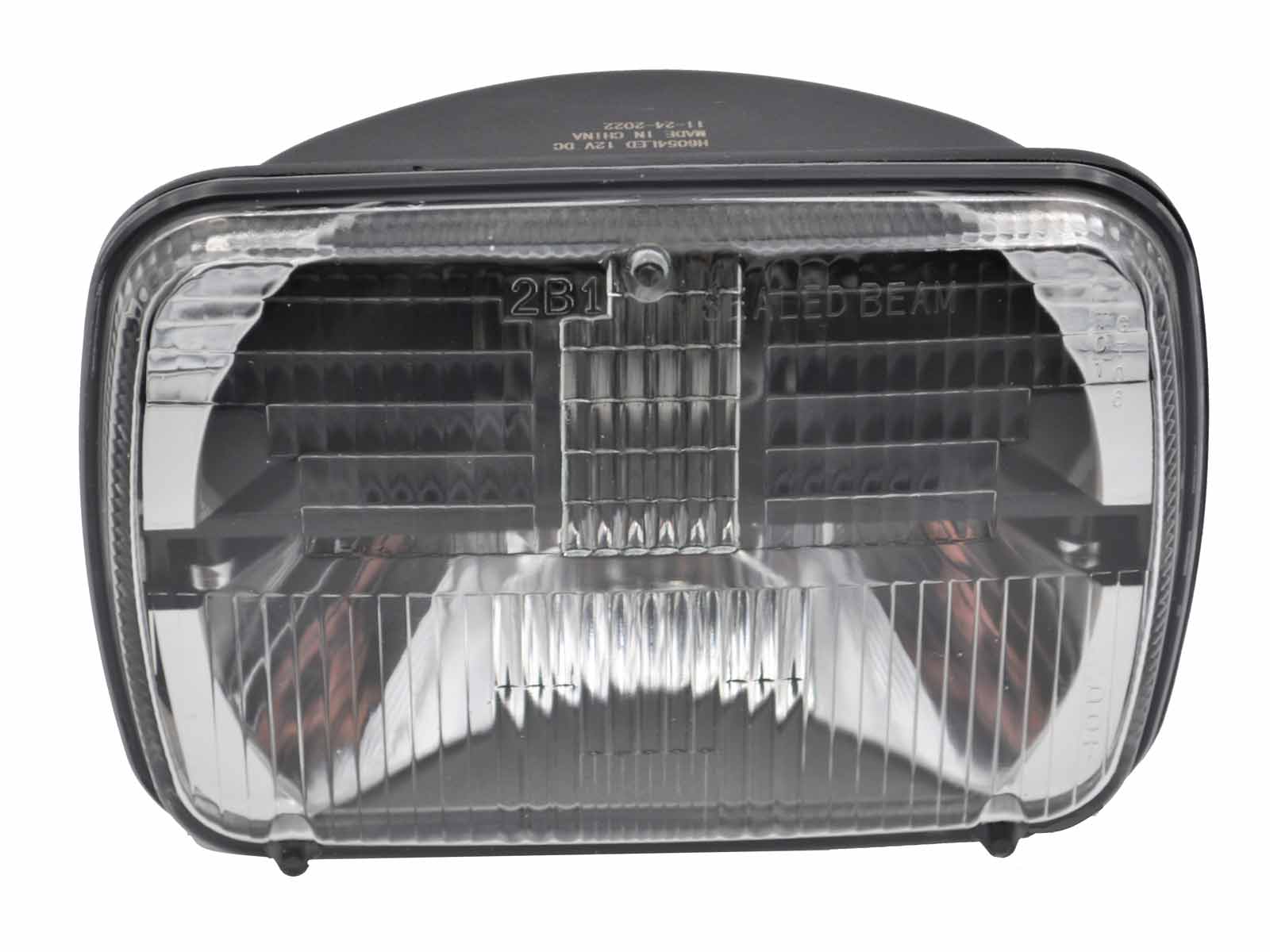thumbnail image 2 of 7" Round LED Projector Headlight Bulbs – Hi/Lo Sealed Beam – For Ford Fairlane, Falcon, Jeep Wrangler TJ/JK, Land Rover Defender – 150W 6000K 2 of 6