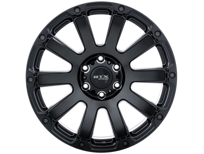 RTX OffRoad Black & Grey Panzer Wheels Rugged Ridge