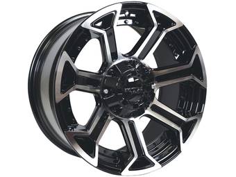 RTX Off-Road Machined Gloss Black Peak Wheels