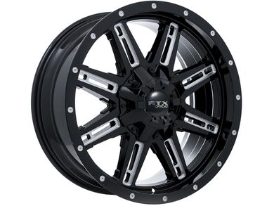 RTX Wheels RTX Off-Road Milled Gloss Black Ravine Wheel 082085