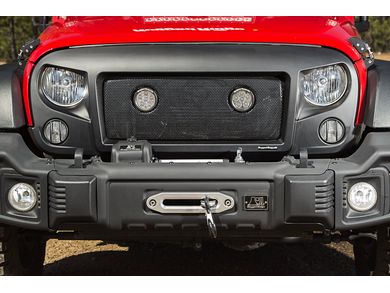 rugged ridge spartan grille insert