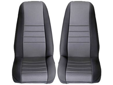 Rugged Ridge 13215.09 Black Neoprene Front Seat Cover