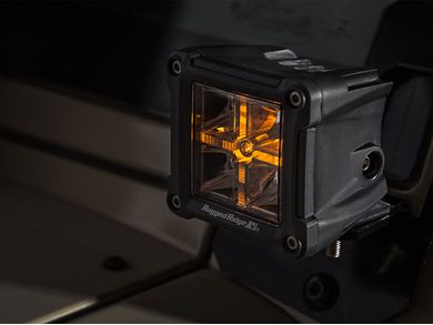 4x Dual Color 3x3 LED Work Light Cube Pods – Amber/White/Strobe With Wiring For Offroad Truck Jeep ATV