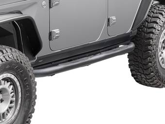 Rugged Ridge 3" Black Round Side Steps 11591.12 Main-RR