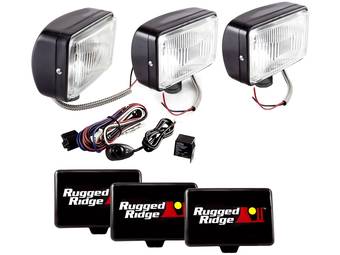 Rugged Ridge 7" Rectangular Off-Road Lights