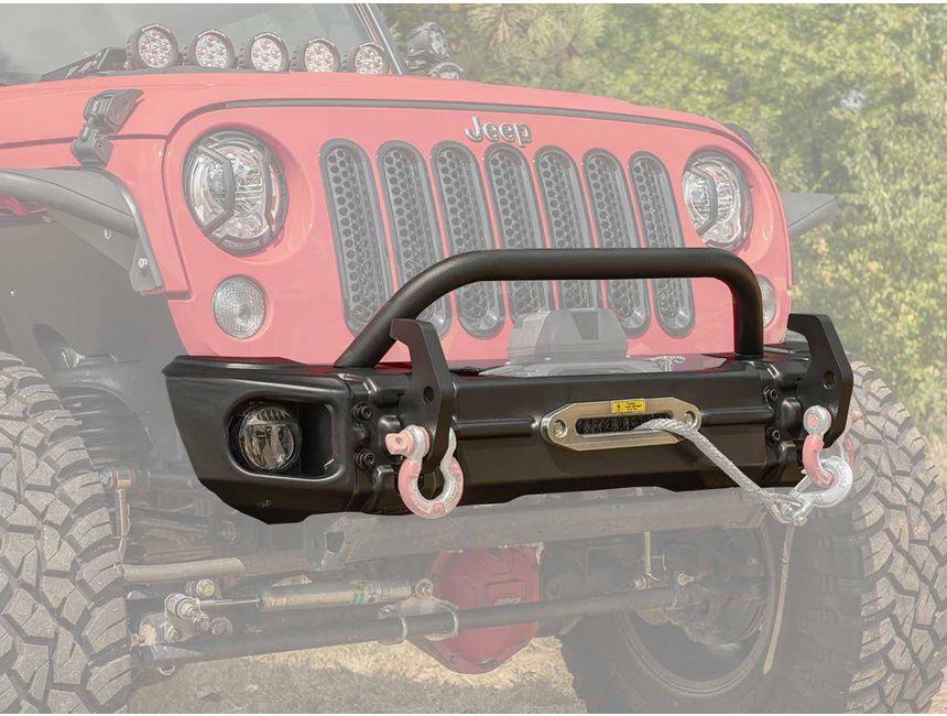 Rugged Ridge Rugged Ridge Arcus Front Bumper with Overrider [SKU