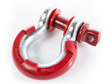 Rugged Ridge D-Shackle Isolator Kit Red Pair Fits 7/8 Inch D Ring  11235.41 