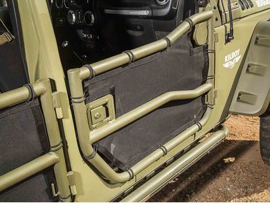 rugged ridge rear tube doors