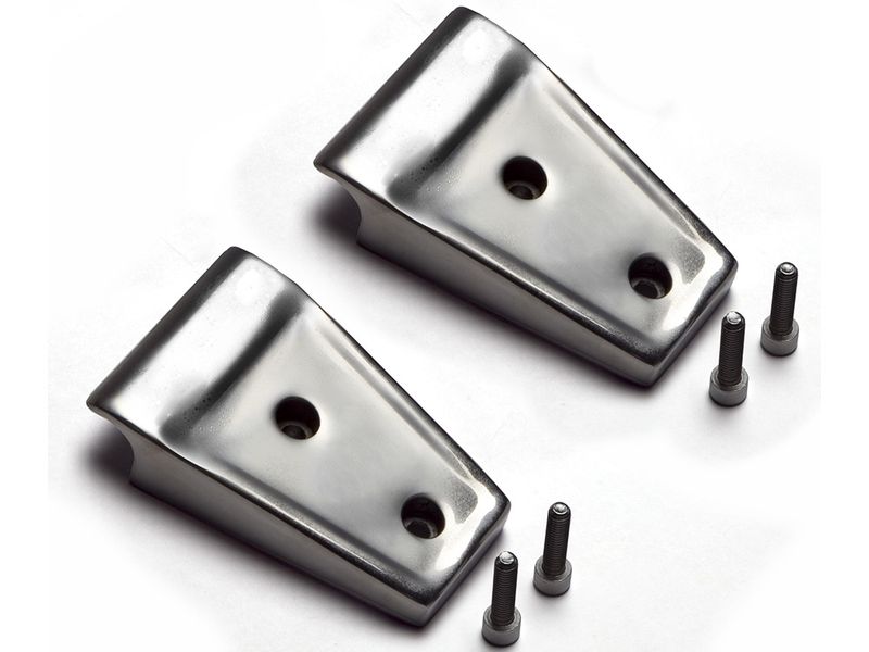 Rugged Ridge Hood Hinge Covers Stainless [SKU