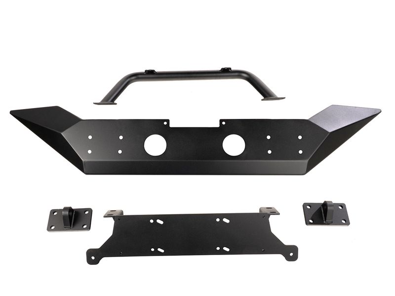 Rugged Ridge Rugged Ridge Spartan High-Clearance Front Bumper With ...