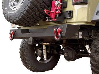 Rugged Ridge Spartan Mid-Width Rear Bumper Main Image