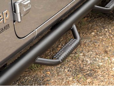 thumbnail image 2 of AUTOWIKI Side Step Nerf Bars For Jeep Gladiator JT 2019-2024 – With LED Lights, Black Steel, 2PCS 2 of 5