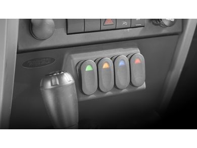 Rugged Ridge 17235.54 inferiore console switch panel, 11 – 17 Wrangler JK/Jku