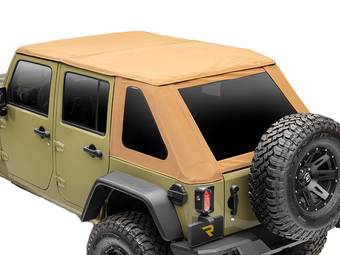 Rugged Ridge Voyager Fastback Tan Soft Top 13861.33 Main Image