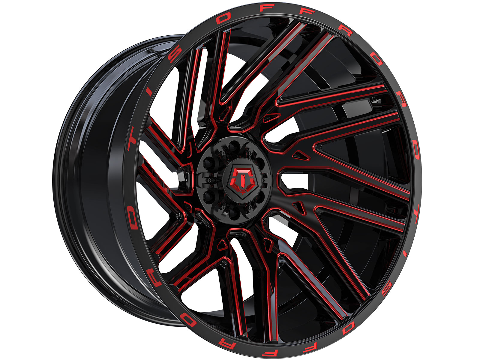 azsym TIS TIS Black & Red 554 Wheel 554BMR-2106819