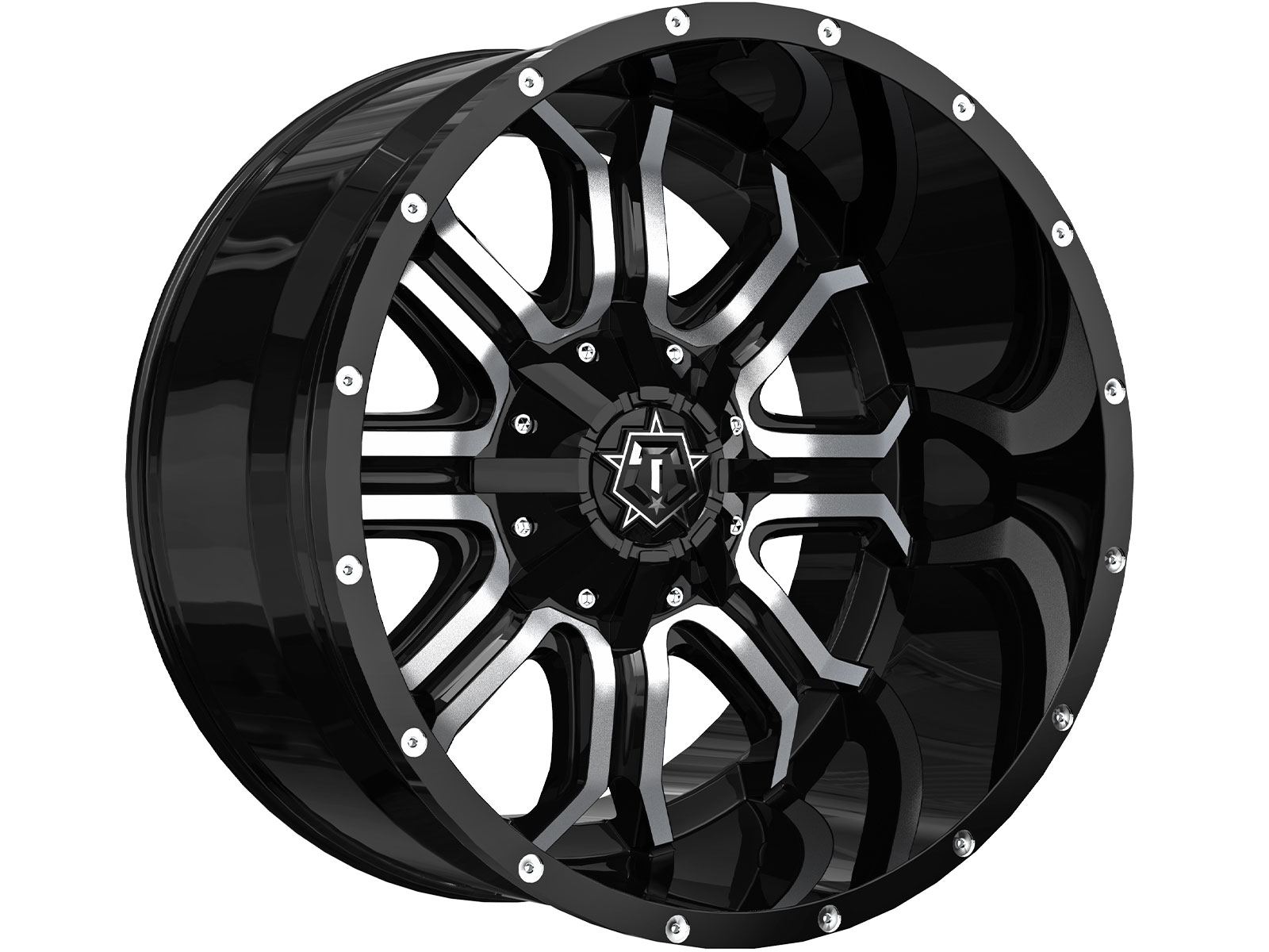 TIS TIS Machined Black 535 Wheel 535MB-2098718