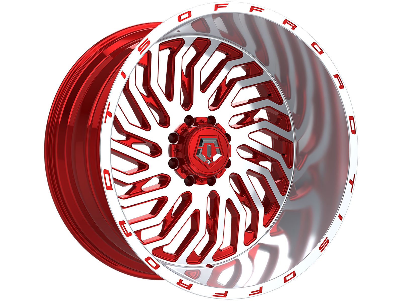 TIS TIS Machined Red 561 Wheel 561MRL-2646876