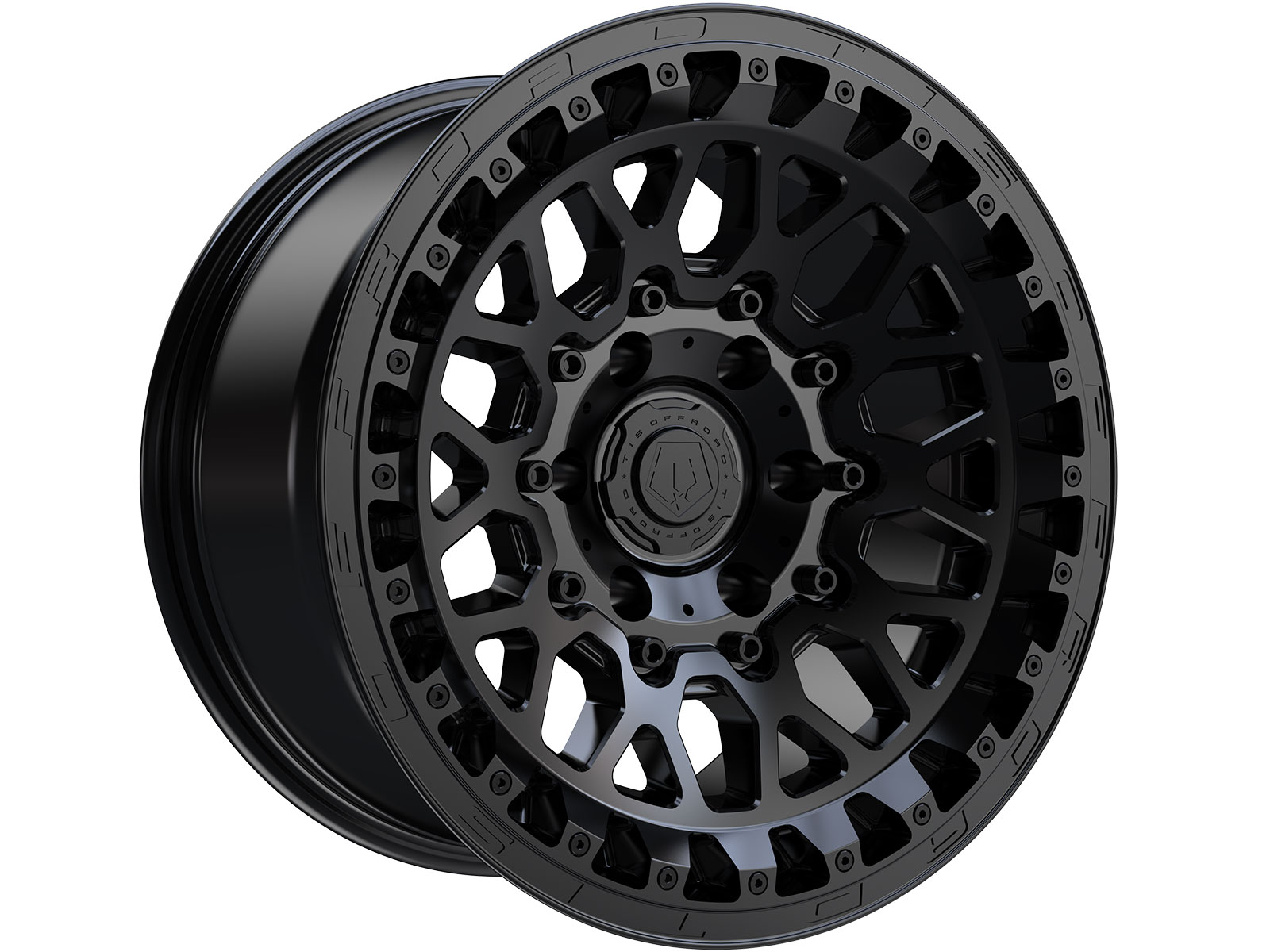 TIS Matte Black 555 Wheels | Rugged Ridge