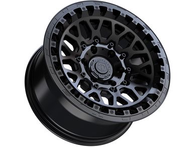 TIS Matte Black 555 Wheels | Rugged Ridge