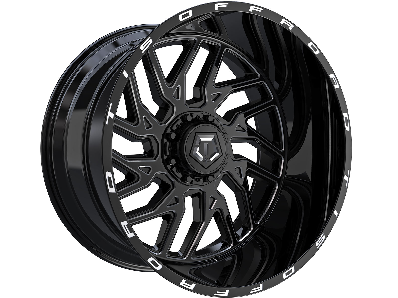 TIS TIS Milled Gloss Black 544 Wheel [SKU