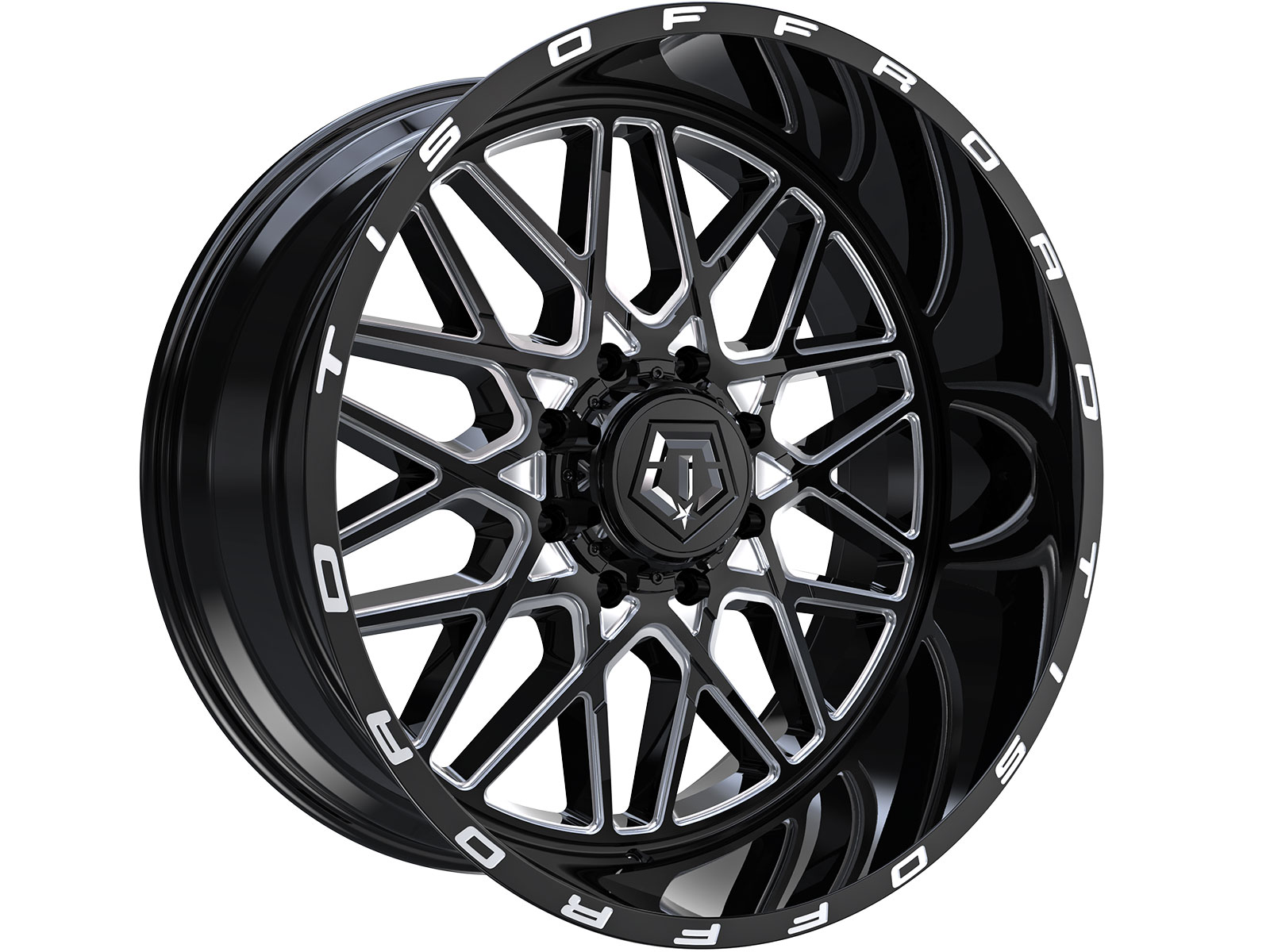 TIS TIS Milled Gloss Black 548 Wheel 548BM-2125244