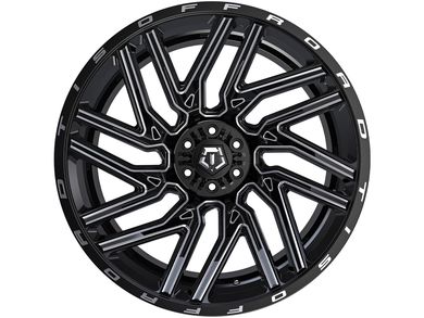 TIS TIS Milled Gloss Black 554 Wheel 554BM-2128144