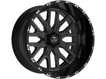 TIS Milled Gloss Black 560 Wheels