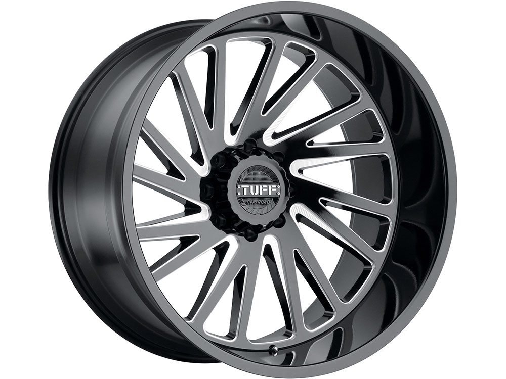 Tuff Machined Black T2A Wheels | Rugged Ridge