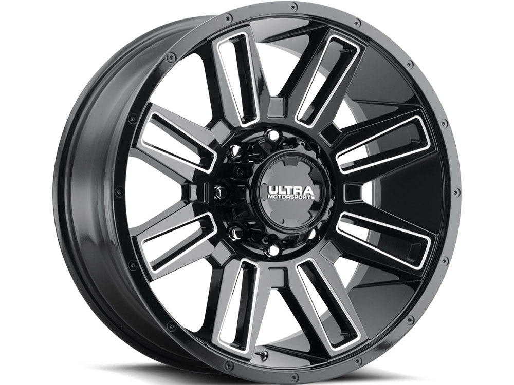 Ultra Motorsports Ultra Milled Gloss Black Apocalypse Wheel 236