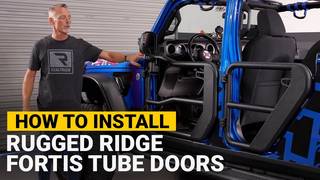 How to Install Rugged Ridge Fortis Tube Doors on a 2020 Jeep Gladiator