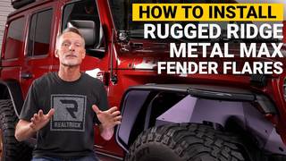 How to Install Rugged Ridge Metal Max Fender Flares on a 2022 Jeep Wrangler