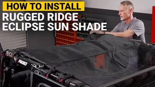 How to Install Rugged Ridge Eclipse Sun Shade on a 2018 Jeep JL