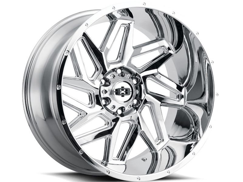 フィールドアースX2 3Dimensional Vision Wheel Vision Chrome Spyder Wheel 361-2987C12