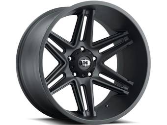 Vision Matte Black Razor Wheels