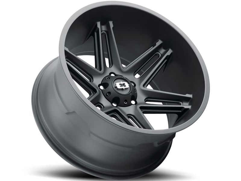 Vision Wheel Vision Matte Black Razor Wheel 363-24236SB-51