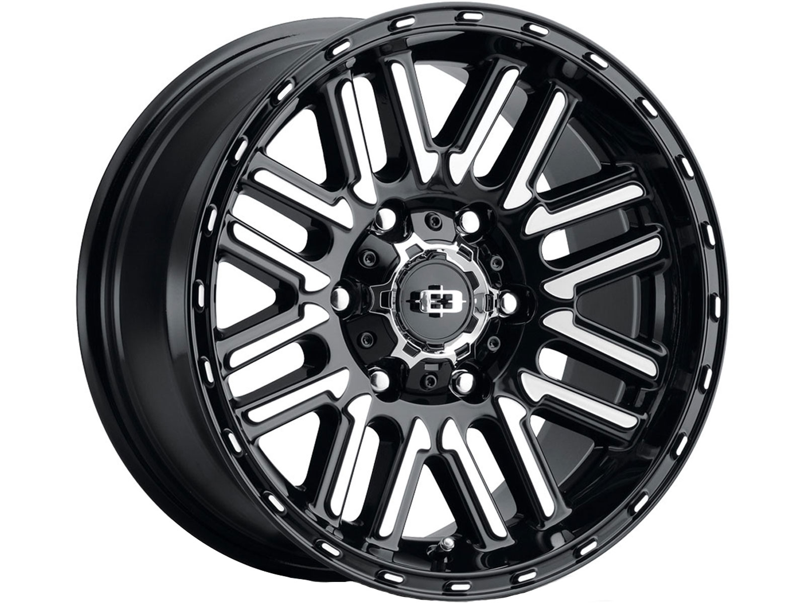 Vision Wheel Vision Milled Gloss Black Nexus Wheel 348-6870GBMF0