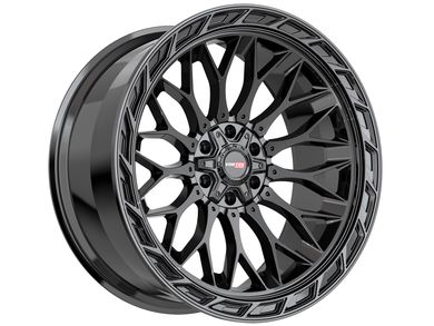 Vortek Gloss Black VRP-503 Wheels | Rugged Ridge