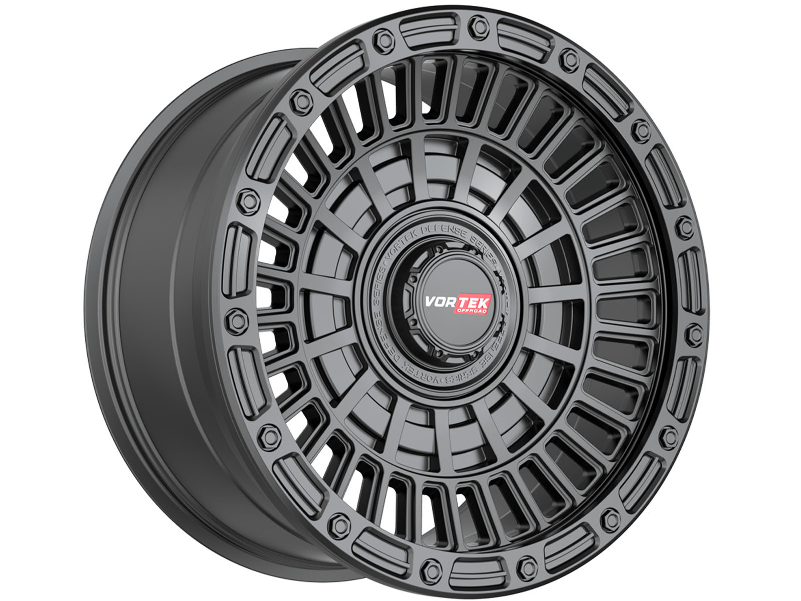 Vortek Matte Black VRD-705 Wheels | Rugged Ridge