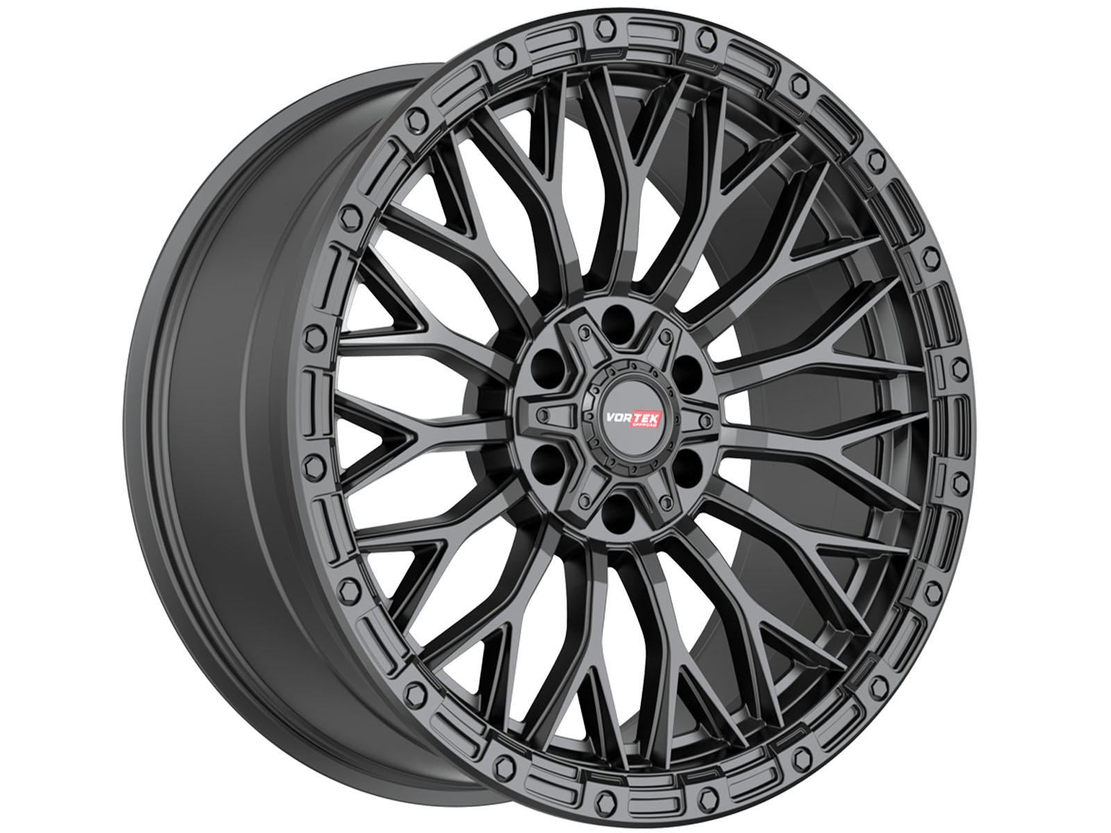 Vortek Matte Black VRT-607 Wheels | Rugged Ridge