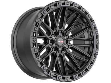 Vortek Matte Black VRT-608 Wheels | Rugged Ridge