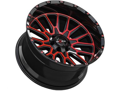 WORX Off Road Worx Off Road Black Red 818 Wheel SKU