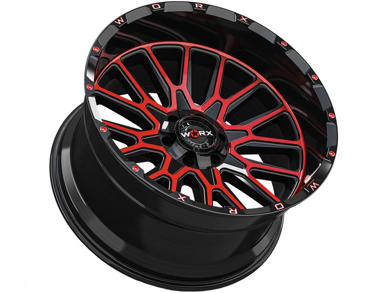 WORX Off Road Worx Off-Road Black & Red 818 Wheel 818MBR-2228744