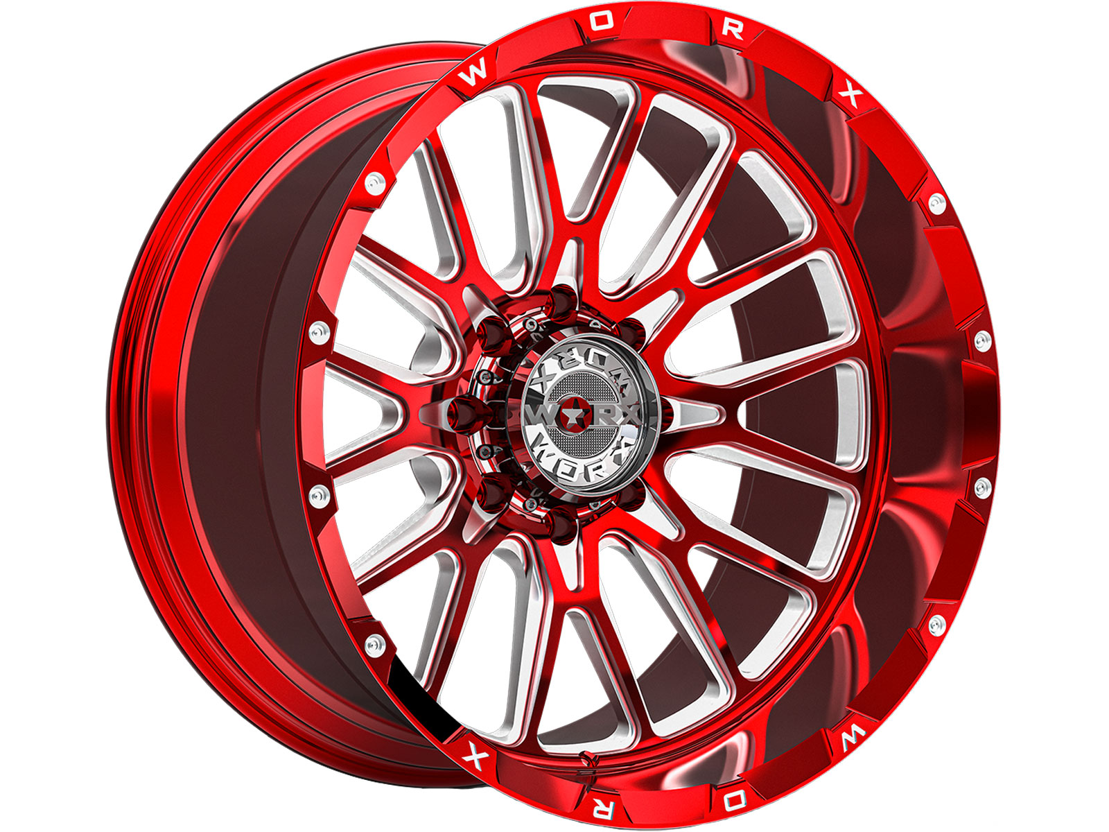 Worx Off Road Forged Milled Red 818 Wheels Rugged Ridge