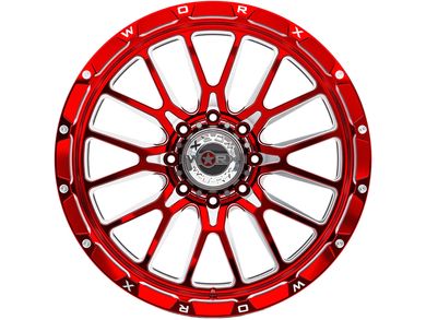 Worx Off Road Forged Milled Red 818 Wheels Rugged Ridge