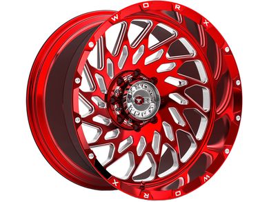 Worx Off Road Forged Milled Red 820 Wheels Rugged Ridge