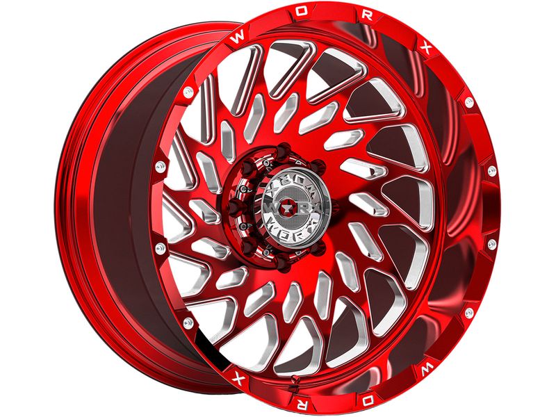 WORX Off Road Worx Off Road Forged Milled Red 820 Wheel SKU